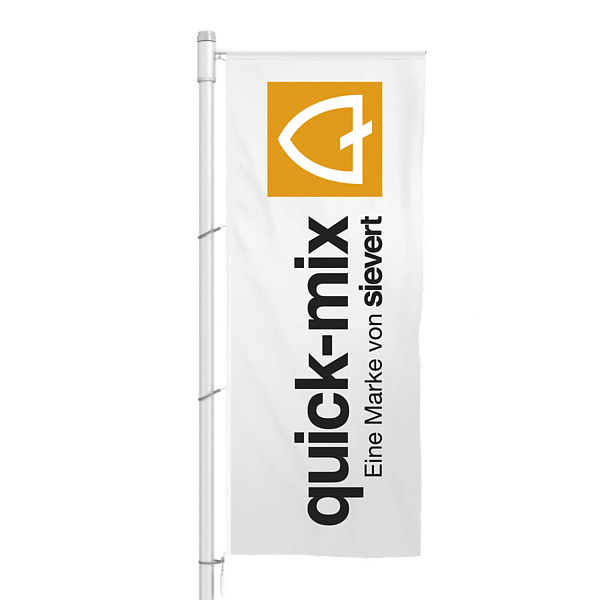quick-​mix Auslegerfahne 