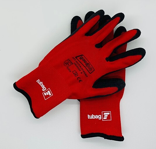 tubag latexbeschichteter Handschuh (PAAR) Gr. 10
