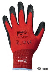 akurit latexbeschichteter Handschuh (Paar) Gr. 10